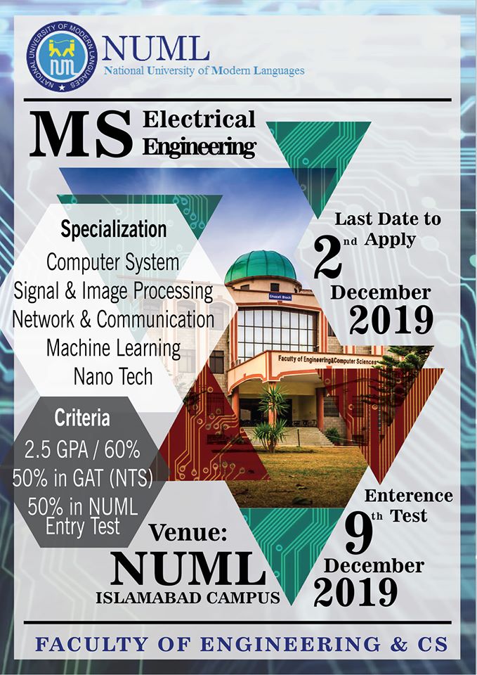 MASTER IN ELECTRICAL ENGINEERING
