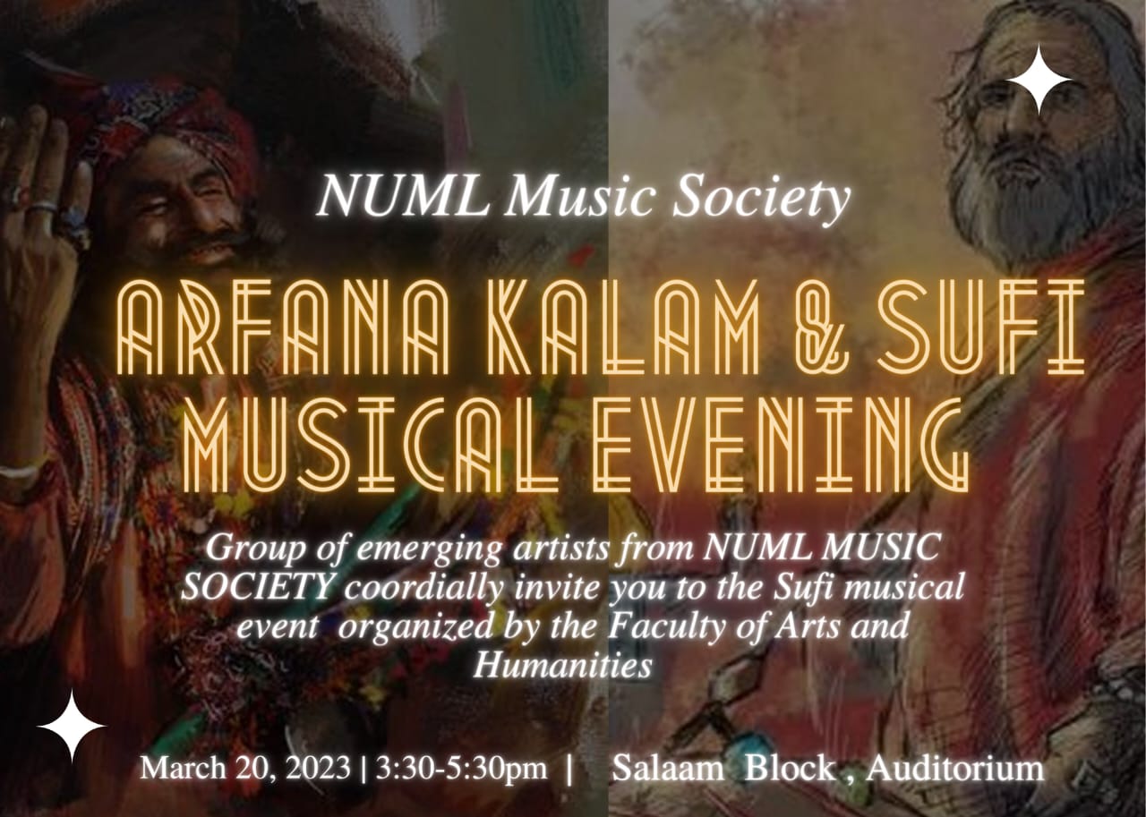 Arfana Kalam and Sufi Musical Evening organized by Faculty of Arts and Humanities