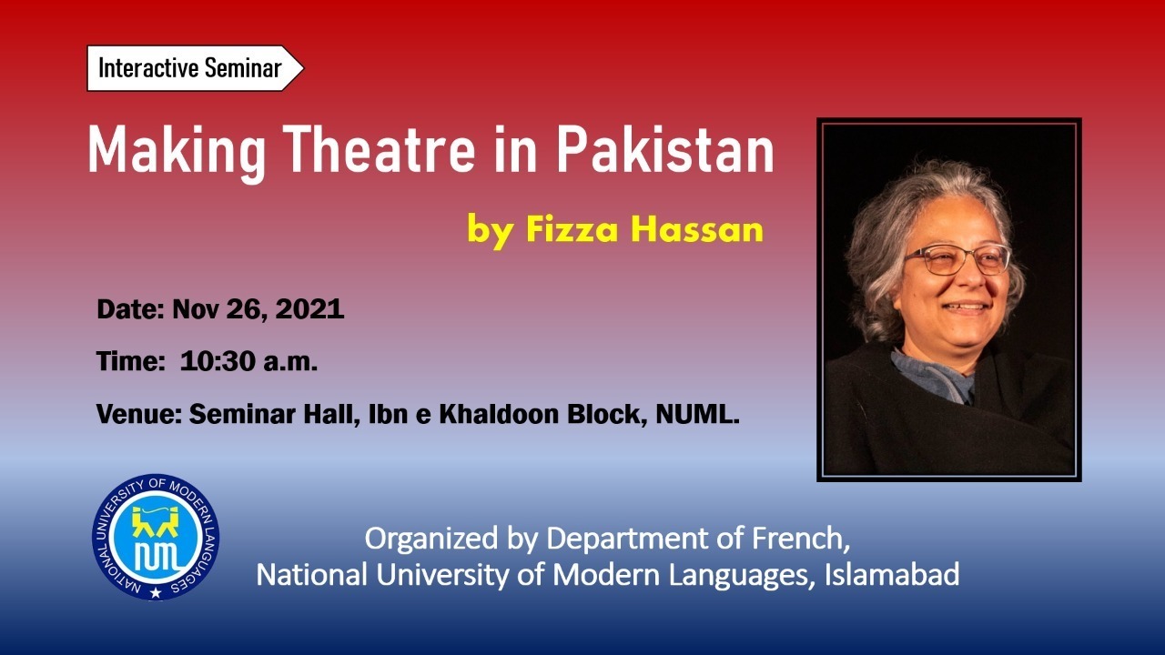 Making Theatre in Pakistan