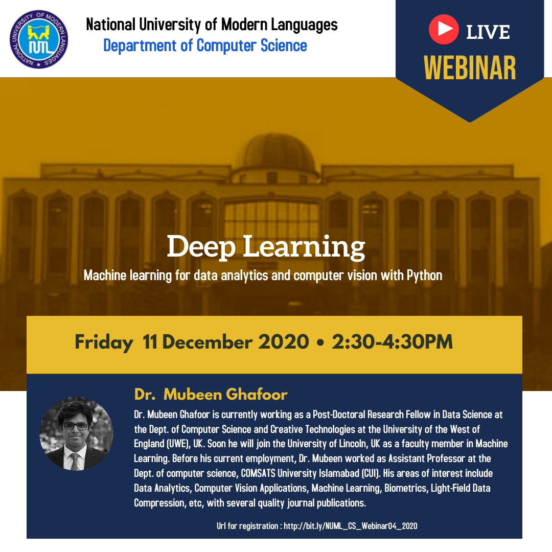 Webinar - Deep Learning