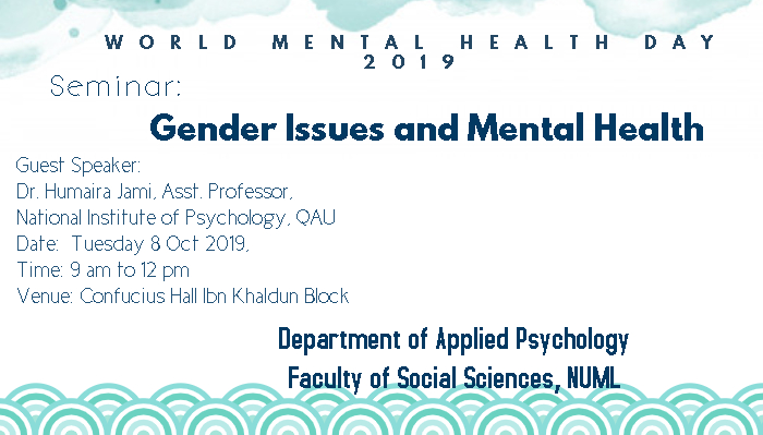 Seminar: Gender Issues and Mental Health
