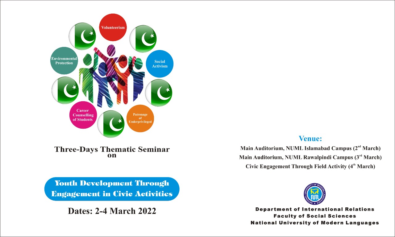 Three-Days Thematic Seminar: Youth Development Through Engagement in Civic Activities