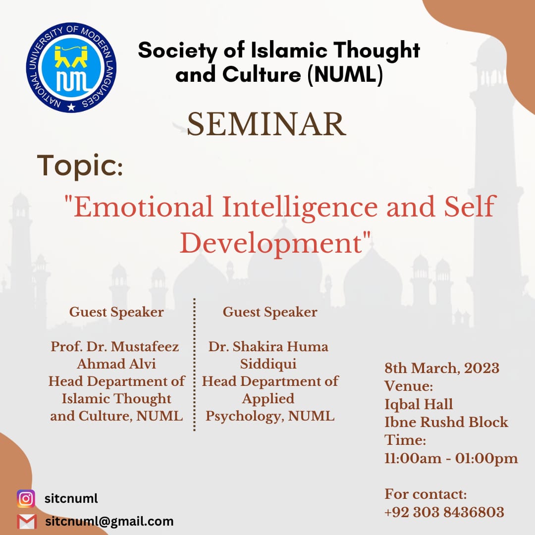 Seminar: Emotional Intelligence and Self Development