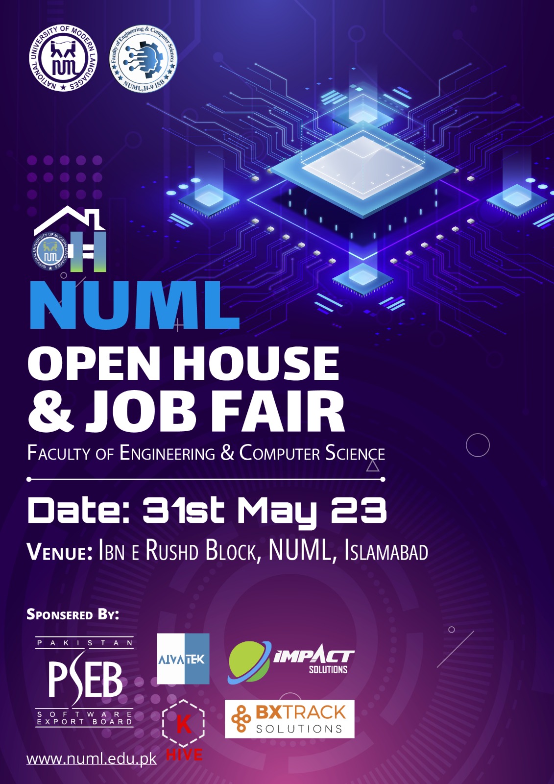 NUML Open House & Job Fair